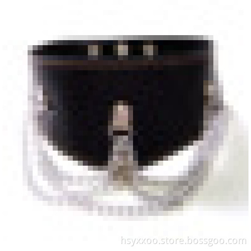 Collars with chain Bdsm Sex Collar Ring Slave Leather Collar Choker with O-Ring Adjustable Bdsm Bondage Sex Toys For Woman/Men